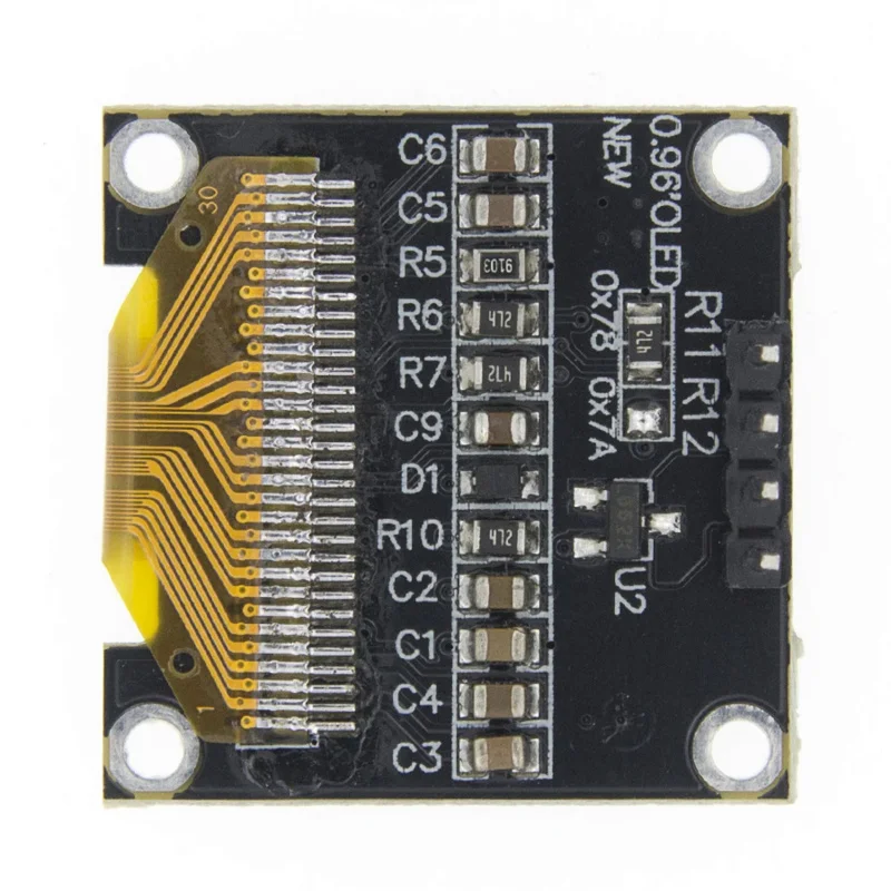 0.96 pollici OLED SSD1306 bianco/blu/giallo 128 x64 IIC I2C modulo Display seriale 12864 scheda schermo LCD per Arduino