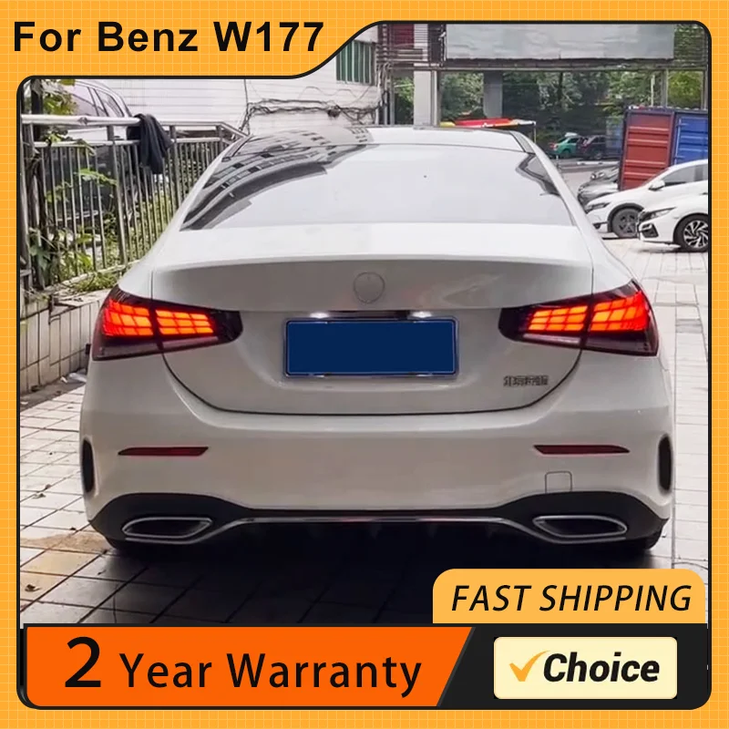 

Car Styling for BENZ W177 A180 A200 Tail Light LED 2019-2021 Full LED A Class Taillights With Dynamic Turning Car Accessories