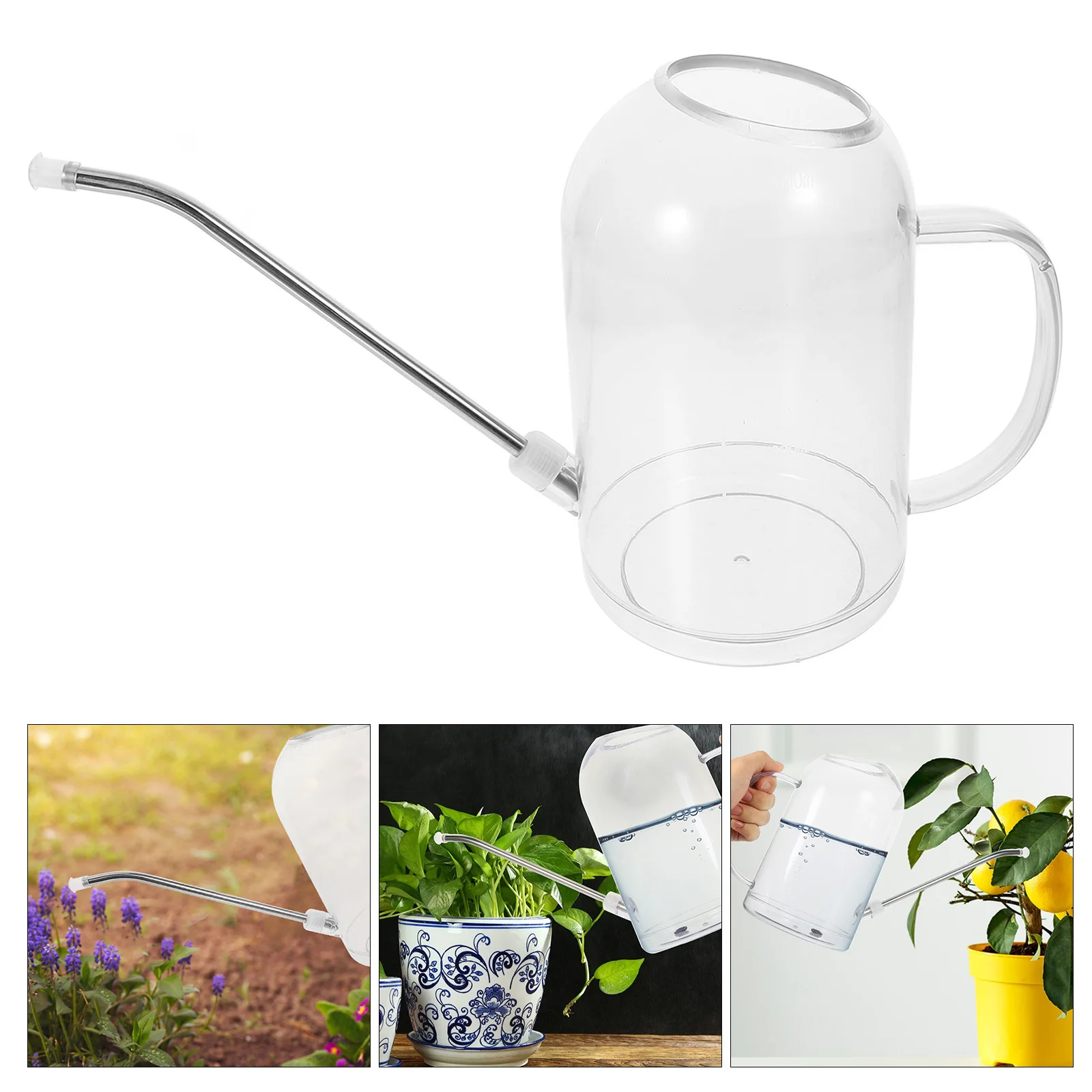 

1 set 1 Set Watering Can Large Capacity Long Spout Garden Watering Pot For Indoor Outdoor Plants Vintage Style Flower Kettle Abs