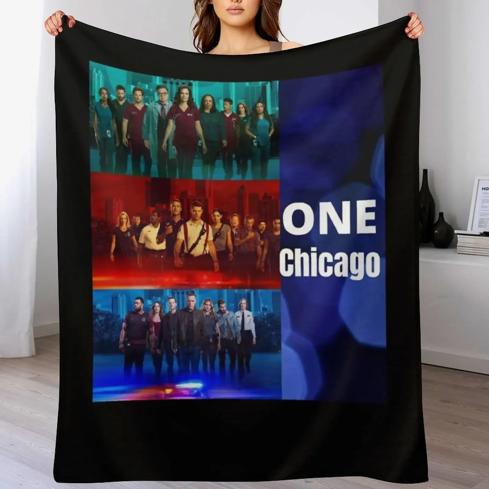 New Birthday Girl Chicago Pd Casey Vintage Style Throw Blanket Cozy Warm Blanket for Bed Room Decor
