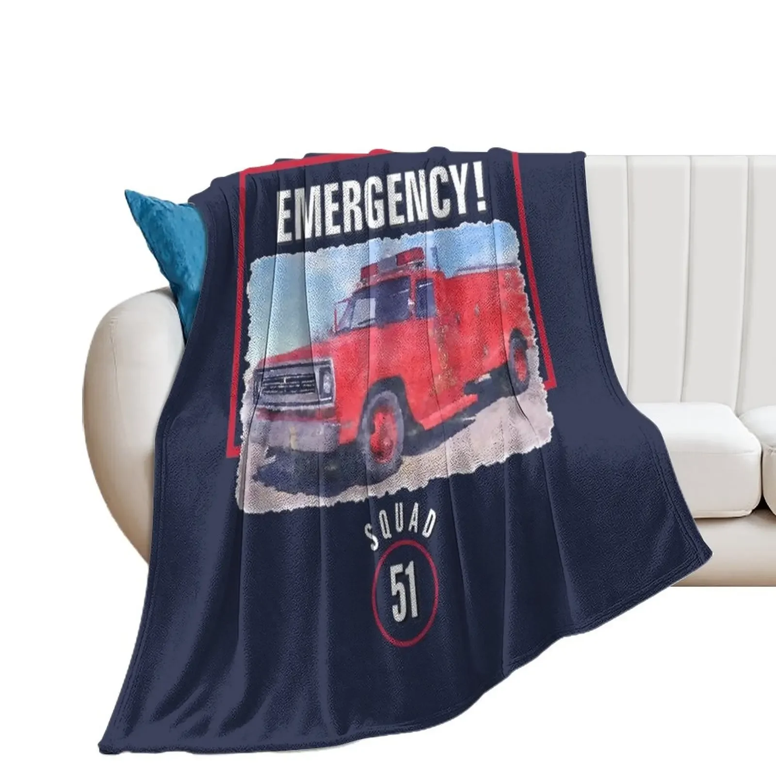 

Emergency Squad 51 Truck Throw Blanket halloween warm winter Winter beds For Sofa Thin Blankets