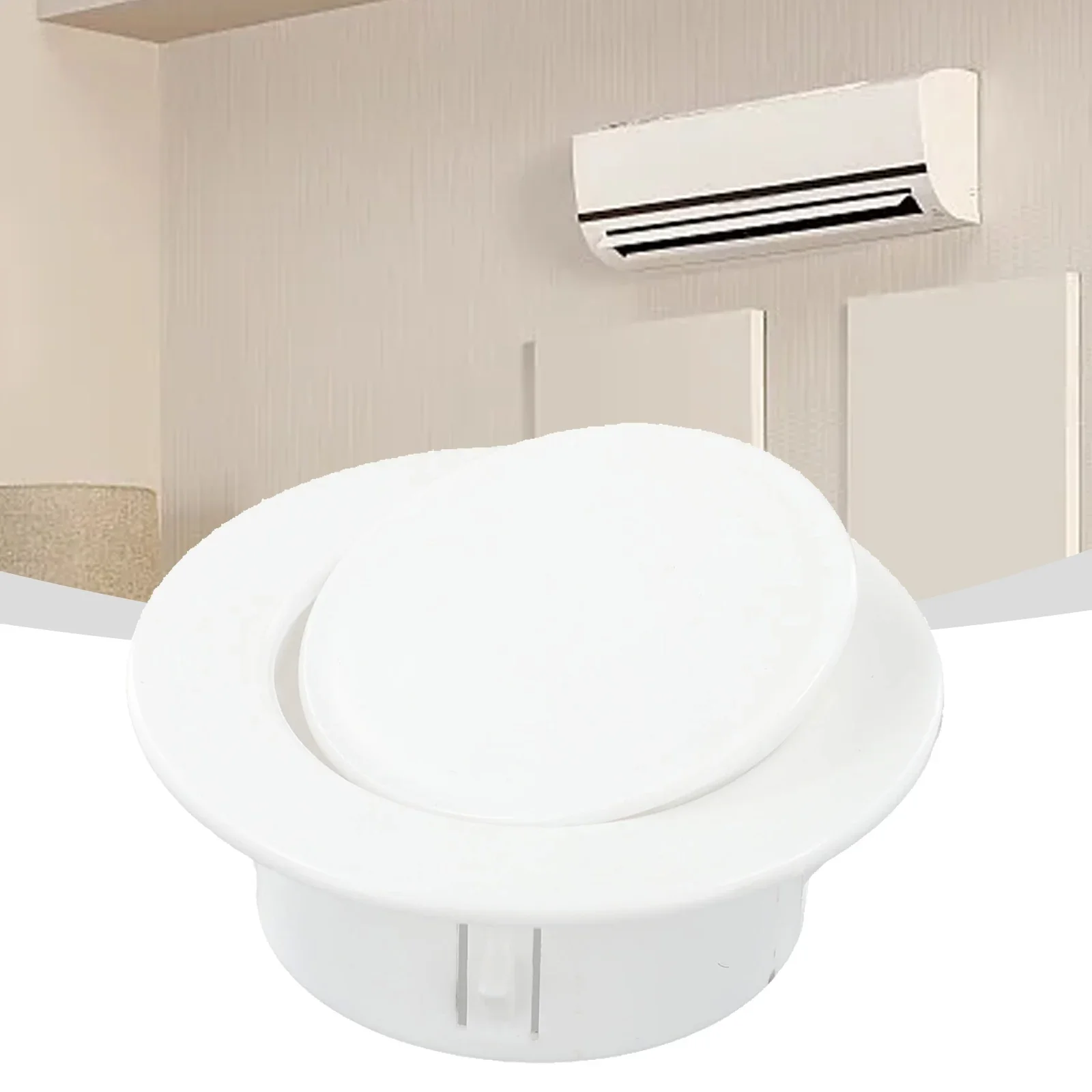 New Practical Decorative Cover Cap White 40-100mm Accessories Decorative For Air Conditioning Hole Parts Plastic