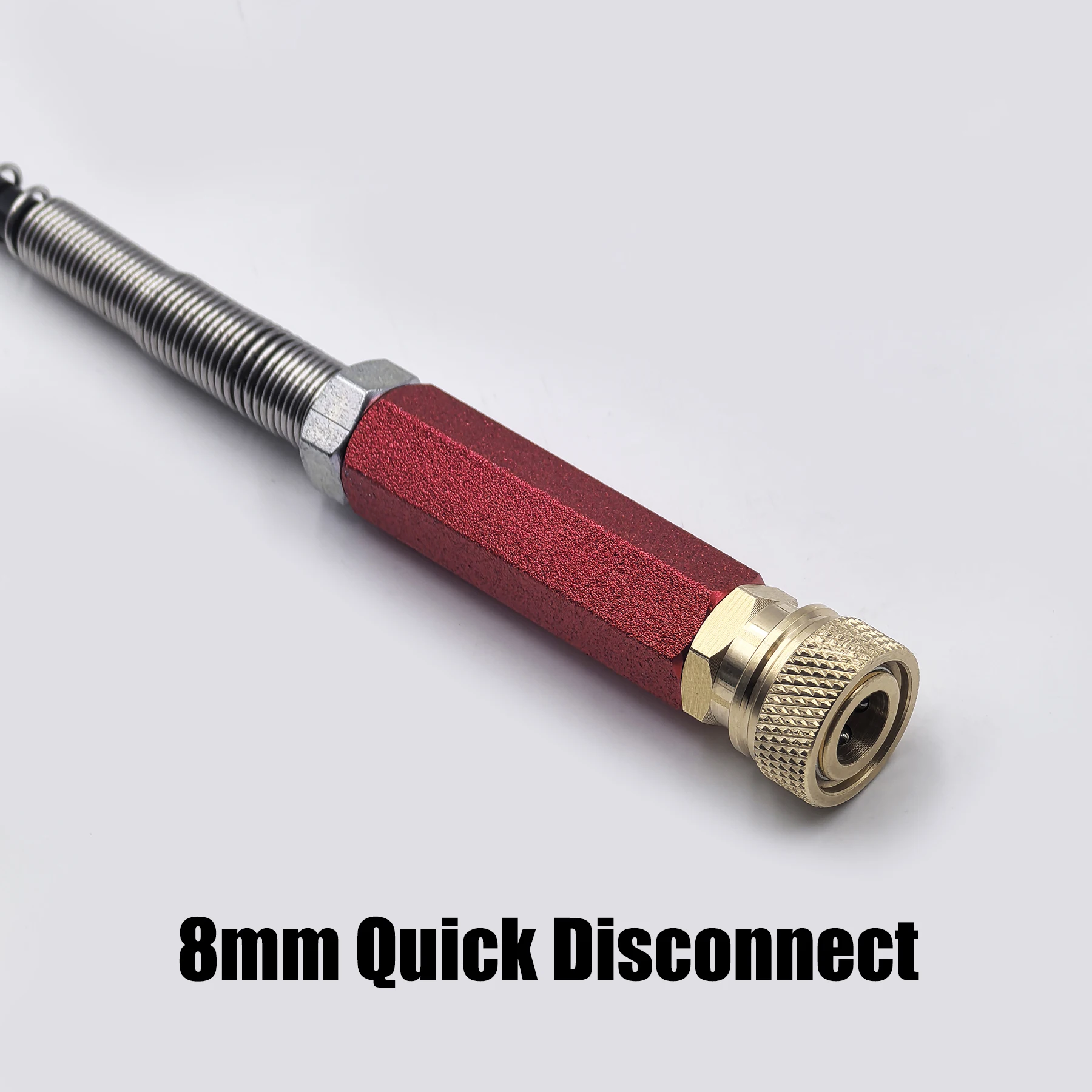 Adattatore di ricarica per stazione di riempimento HPA Scuba Diving grande con tubo da 100 cm/40 pollici Calibro 6000psi/400bar Connettore DIN Connettore DIN