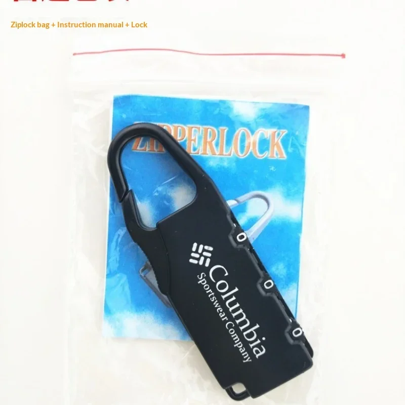 1pcs Zinc Alloy Password Lock Anti-theft Mini Padlock Luggage Bag Photography Bag Small Lock Travel Design Exquisite And Compact - Detail 1
