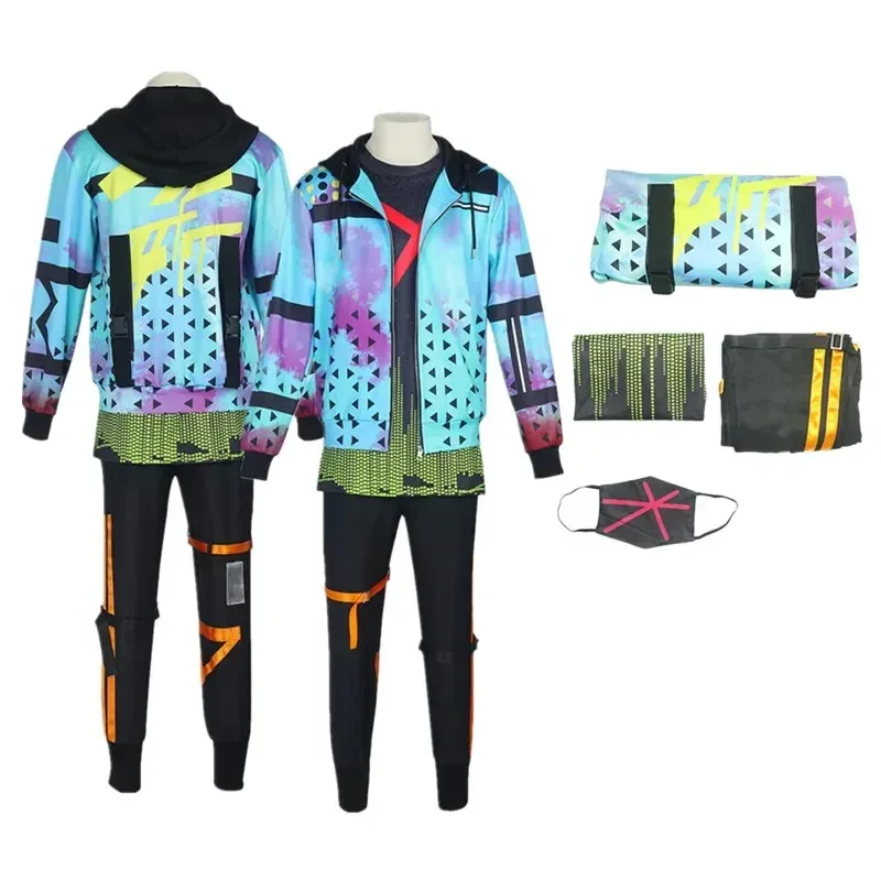 

FC6Dead Cos by Daylight Fantasy Jake Park Cosplay Costume Adult Men Coat Shirt Pants Outfits Halloween Carnival Party Disgu@FC8！