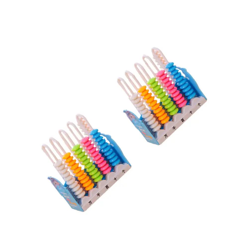 

2Pcs Abacus Counter Colorful Creative Learning for Kids Educational Math Counting Beads Preschool Early Development