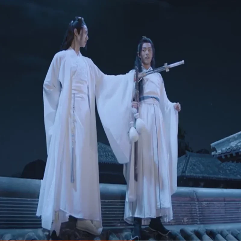 

Chenqing makes Wei Wuxian, Xiao Zhanlan forget the opportunity, the same ancient costume Hanfu student swordsman Chinese style