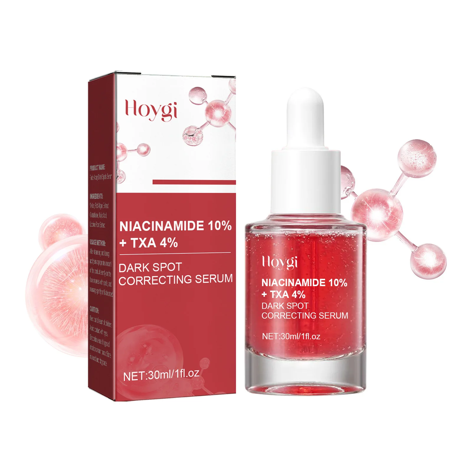 Niacinamide Serum Melanin Removal Fade Melasma Dark Spots Corrector Shrink Pores Hyaluronic Acid Moisturizing Korea Skin Care