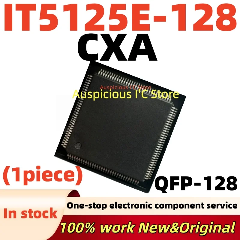 (1pcs) IT5125E-128 CXA QFP-128
