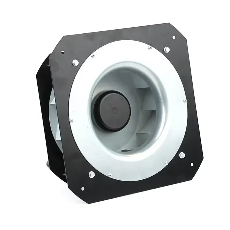 For High Efficiency 220mm EC Centrifugal Wall Fan 230V 800m/h Backward Curved Brushless 0-10V PWM Speed Control Low Noise