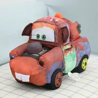 25cm Disney Cartoon Pixar Cars Mater Lightning,mcqueen Friends Mater Soft Cotton Plush Toys Doll Stuffed Gifts For Children's