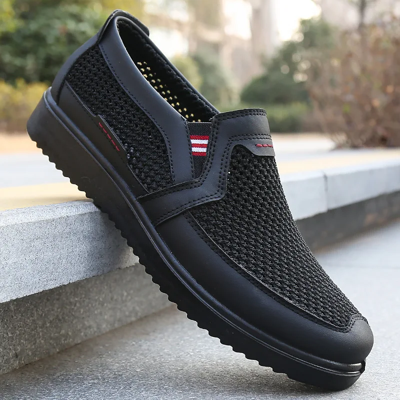 

Новинка 2024 года, большая мужская обувь, летние удобные мужские кроссовки, дышащая повседневная обувь, уличная прогулочная мужская обувь, модные лоферы