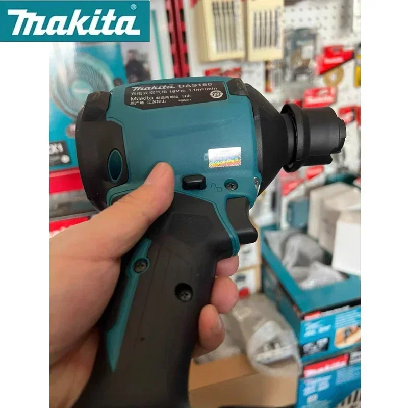 Беспроводной воздуходувка MAKITA DAS180Z, Многофункциональный перезаряжаемый аппарат для накачки пыли в узком пространстве, 18 в, DAS180