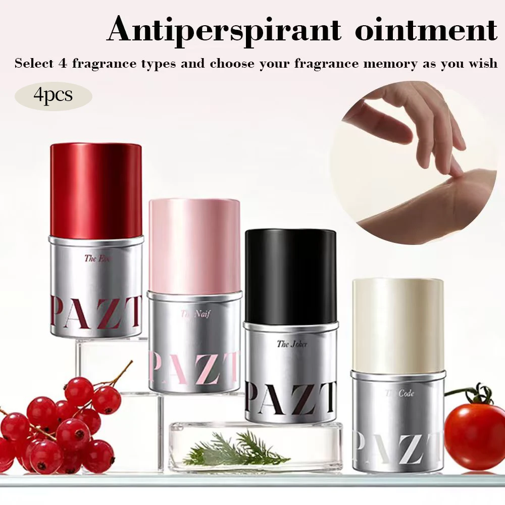 

4PCS body solid fragrance, portable fragrance, containing last fragrance, Four different flavors to choose from