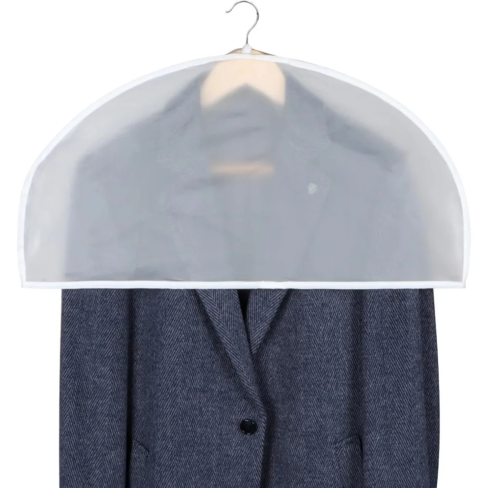 Capas respiráveis para cabides com reforço para ternos e vestidos