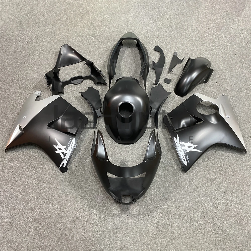 For Super Blackbird CBR1100XX 1996-1999-2003-2007 Injection ABS Plastics Full Fairings Kit Mold Replace Accessories Matte Black