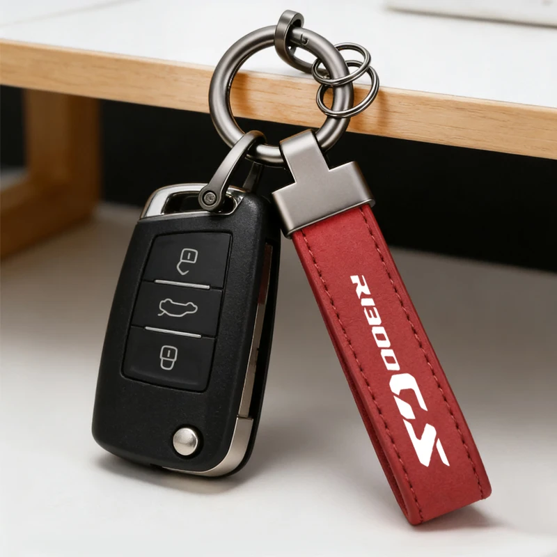 Motorcycle Suede Keychain Horseshoe Buckle Jewelry For BMW R1300GS R 1300 GS Adventure ADV GS1300 2023 2024 2025 2026 all years