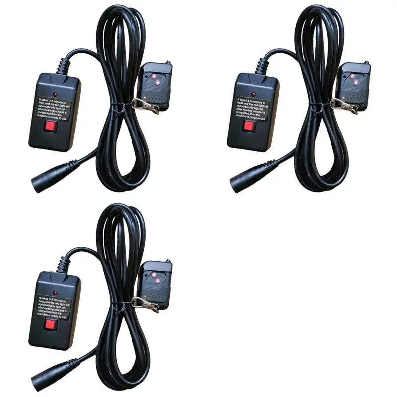 

24-Hour Delivery 3X Smoke Fog Machine Wired Remote Control Parts Remote Controller Receiver For 400W 900W 1500W Stage Effects Fo