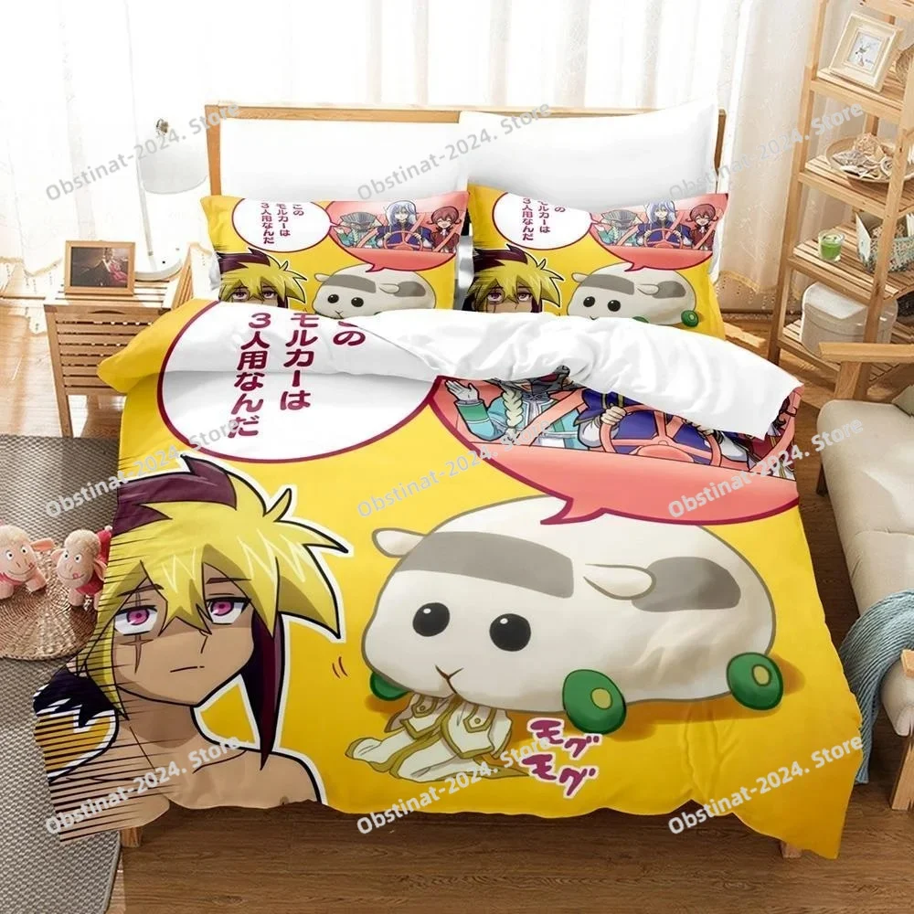 

Pui Pui Molcar Bedding Set Single Twin Full Queen King Size Bed Set Adult Kid Bedroom Duvet Cover Sets 3D Anime Bed Sheet Set