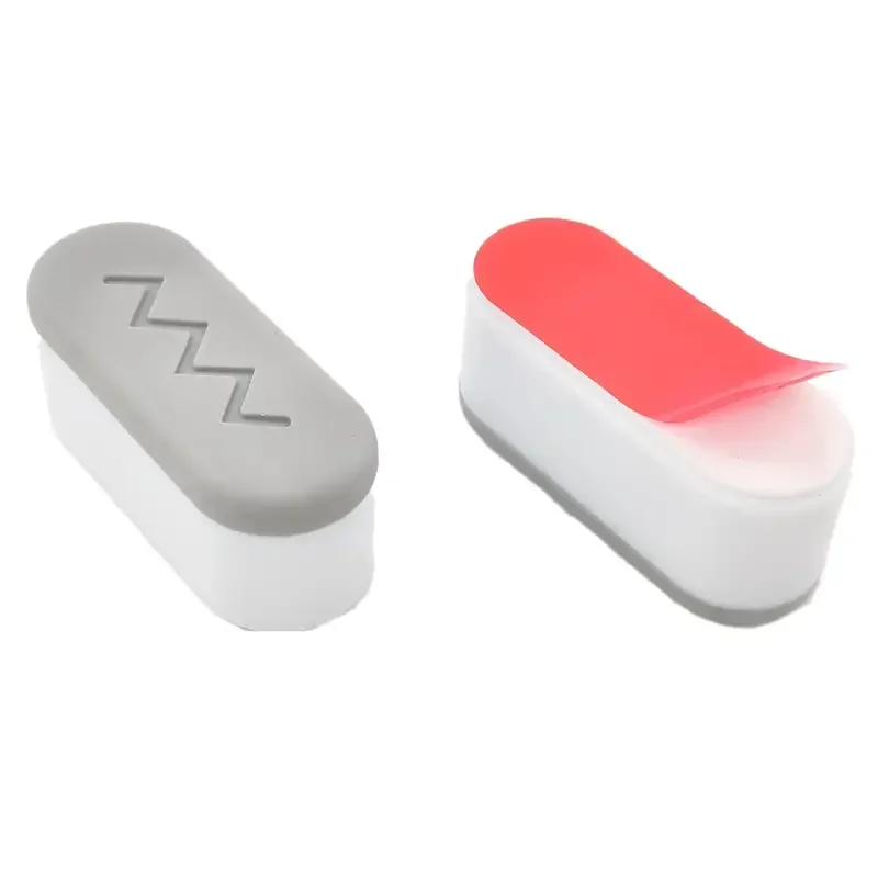 

4 шт. бампер для сиденья унитаза, бамперы для сиденья для биде с прочным буфером и функцией клея для крепления насадки для биде, сохраняют сиденье для унитаза