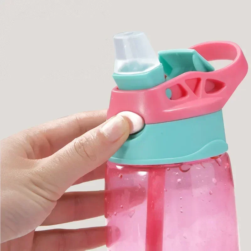 Kinderen Water Sippy Cup Creatieve Cartoon Baby Voeding Bekers Met Rietjes Lekvrije Waterflessen Buiten Draagbare Kinderbekers