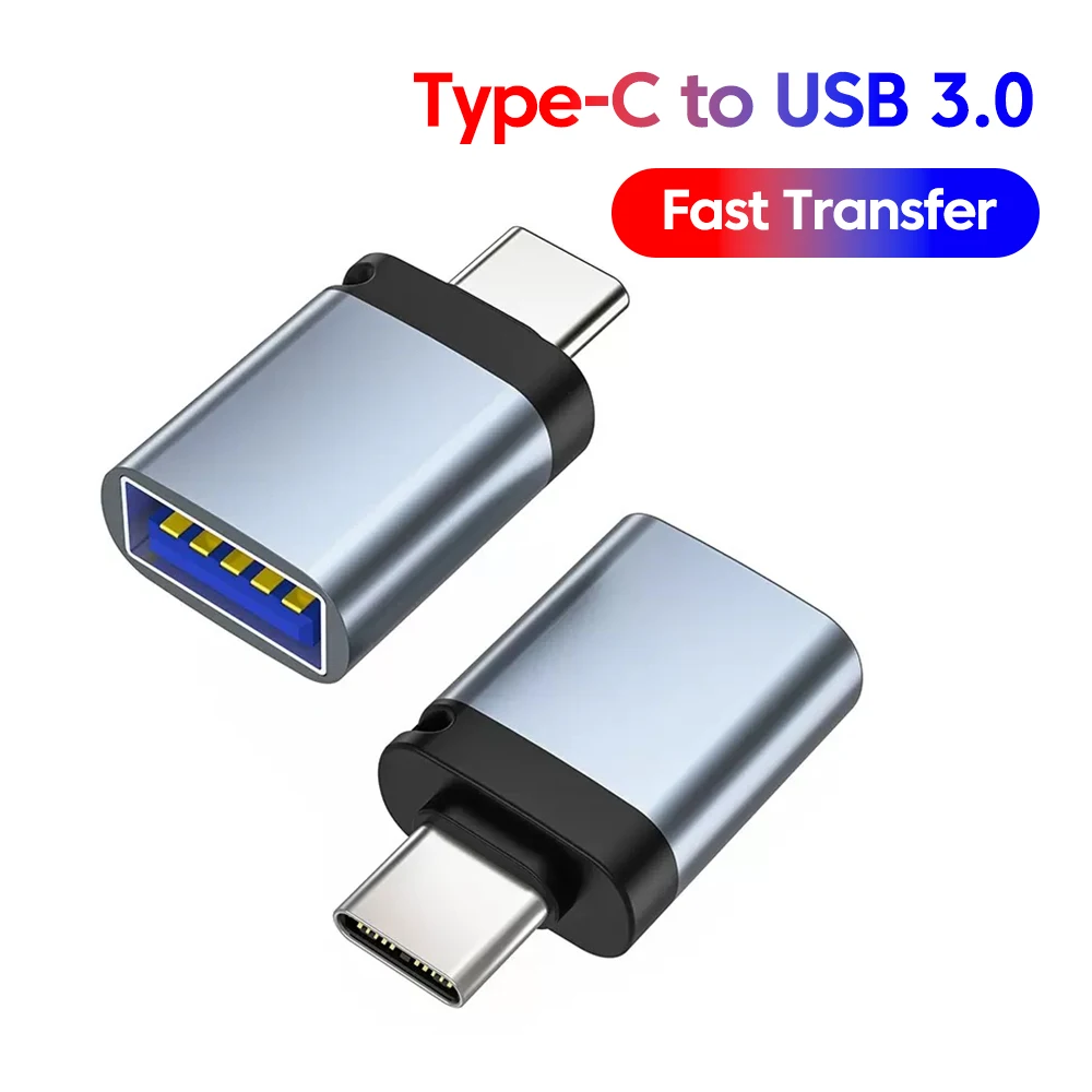 Type C/Lightning to USB3.0 OTG Adapter U-disk Reading Data Transfer Converter For IPhone15/16 Samsung Huawei Xiaomi Connector