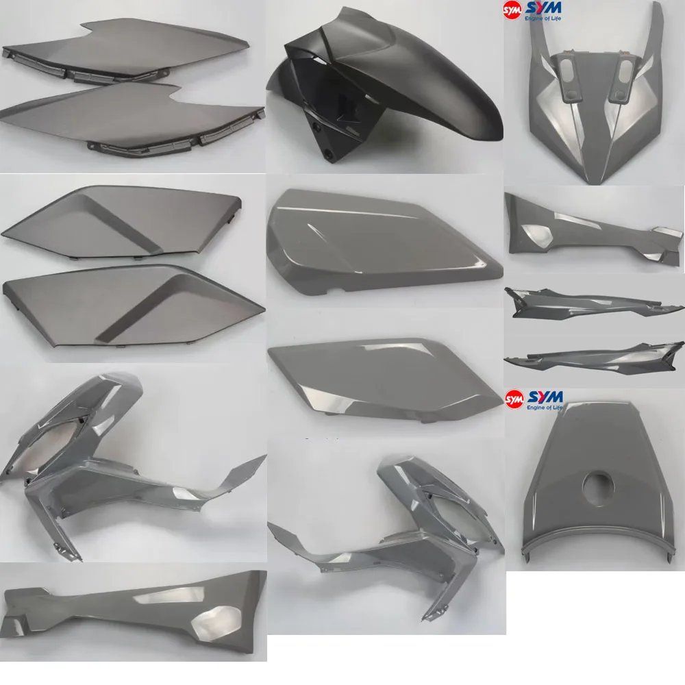 Suitable for Sym Jet X full vehicle fairing 13 parts, Nado Grey