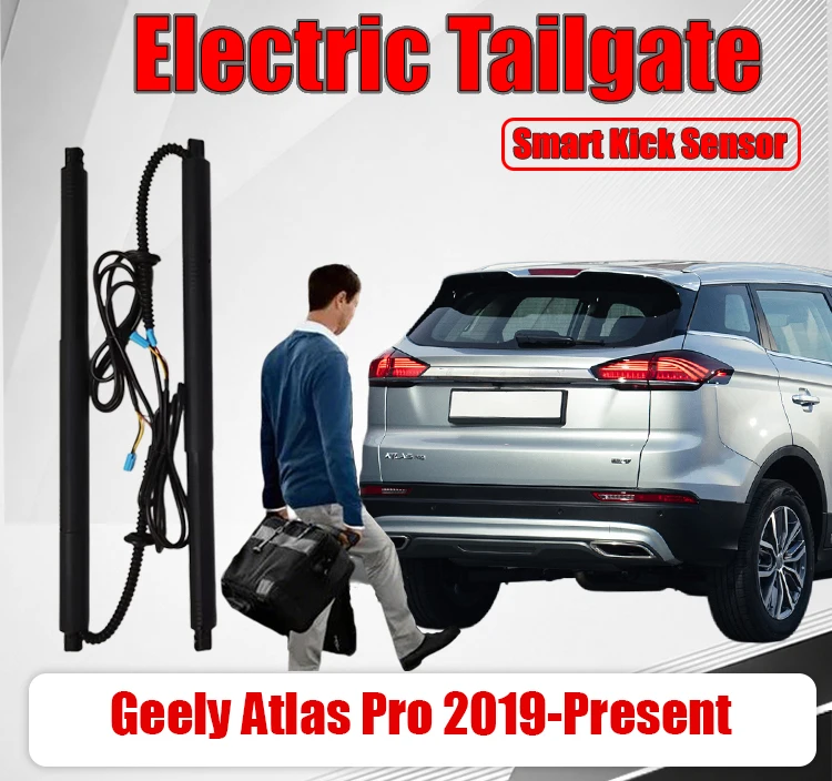 Electric Tailgate Upgrade Kit For Geely Atlas Pro 2019-Present Power Lift Support Rods Auto Trunk Boot Lid Power Liftgate Modi