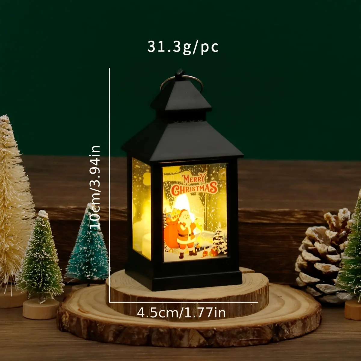 New Christmas Wind Lamp Candle Table Lamp Small Night Lamp Elderly Snowman Christmas Decoration Small Night Lamp Desktop Decor