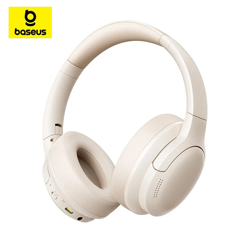 

Baseus BH1 Lite Headphones Wireless Bluetooth 6.0 Earphones ENC Call Noise Reduction Earbuds Super Bass Hit 80H Playtime Headset