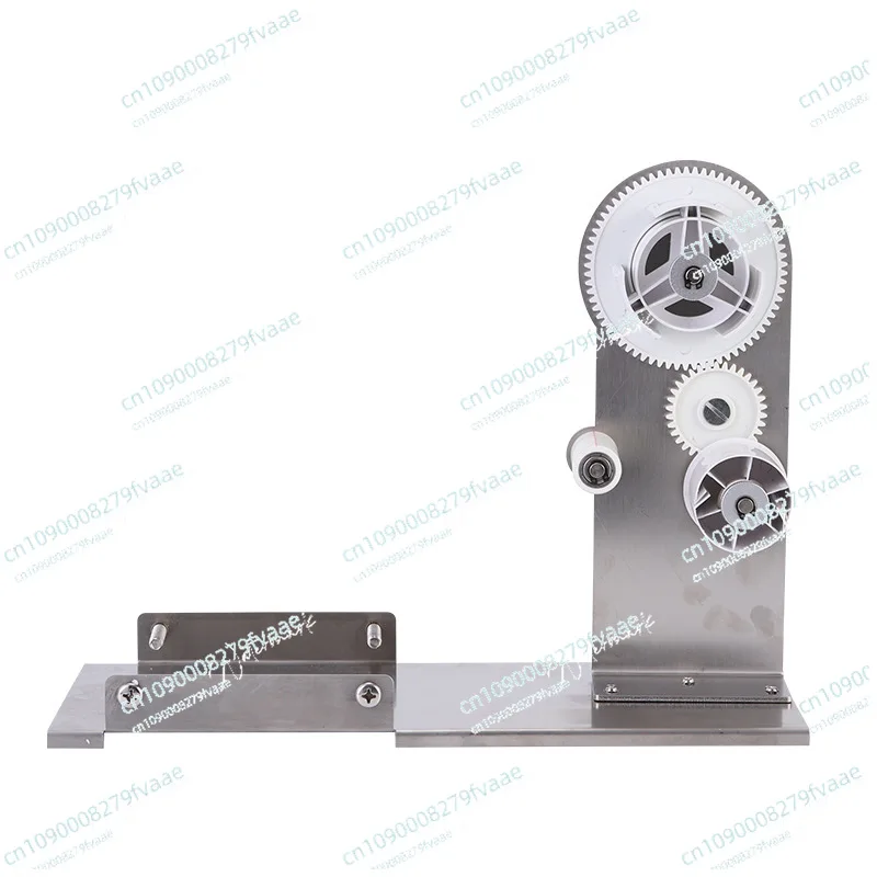 Disc tape machine tape peeling bracket