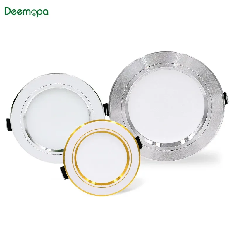LED Downlight 220V 230V 240V Spot Led Down Light 5W 9W 12W 15W 18W Recessed in Led Ceiling Downlight Light Cold Warm White Lamp