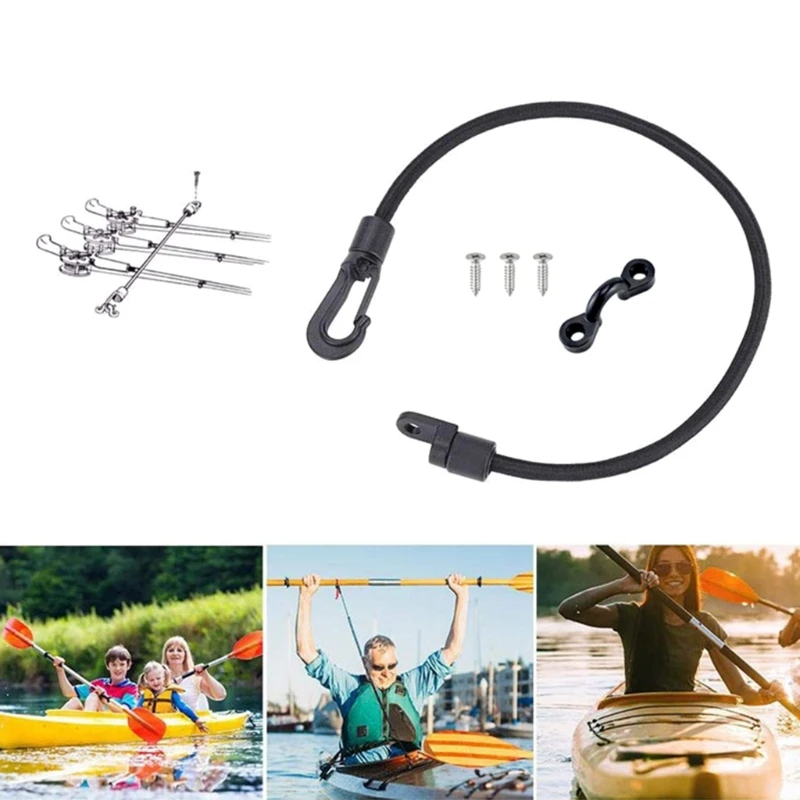 2Pcs Fishing Rod Mount Rod Strap Rod Hold Down Strap for Boat Kayak Boat Fishing