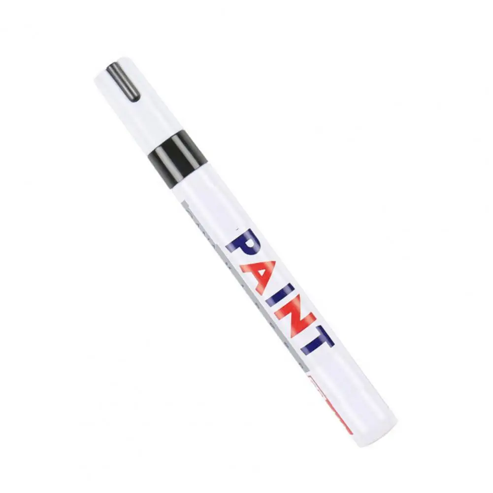 Car Paint Pen Waterproof Coverage Mark Pen Black White Red Blue Colors Touch Up Paint Car Wheel Tire Oily Painting Pen