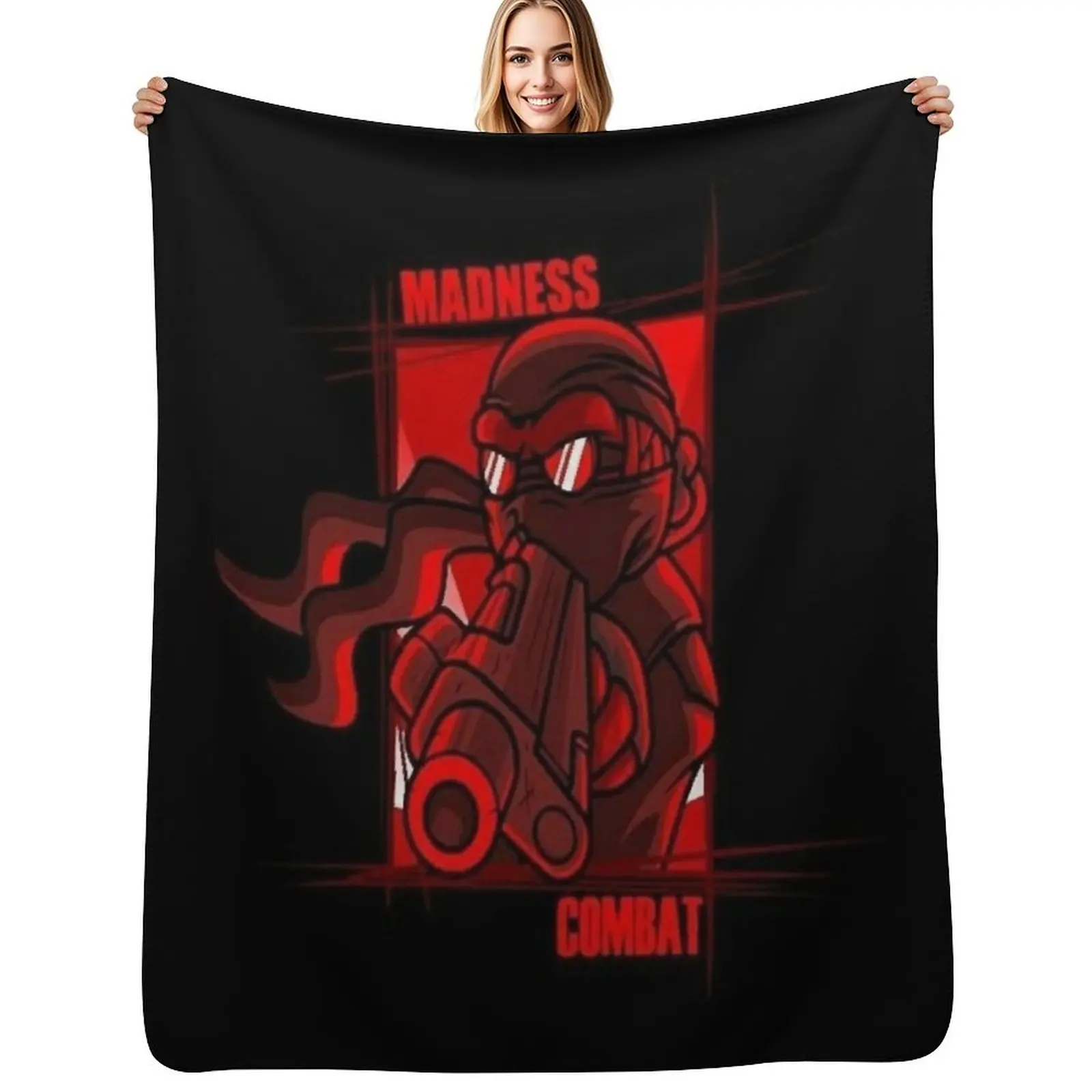 

Madness combat Throw Blanket Reusable Durable Soft Blanket for All Seasons