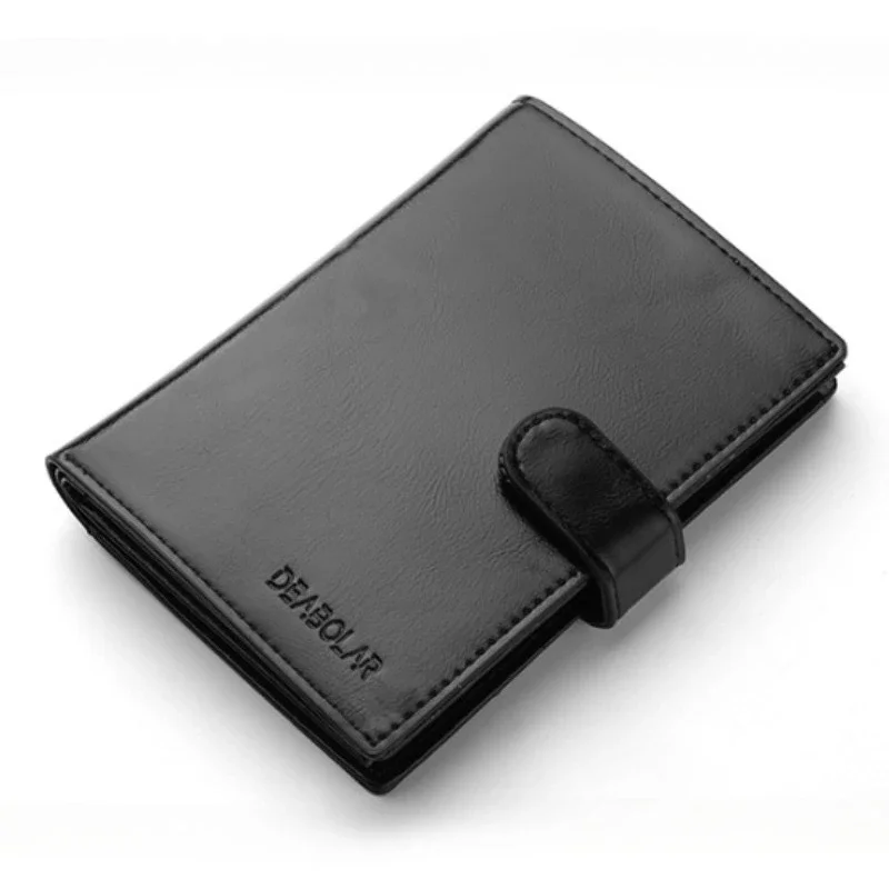 قصيرة الرجال محافظ عادية الذكور المحافظ سستة حافظة للبطاقات عملة حقيبة صغيرة غطاء جواز سفر الرجال محفظة Carteira Masculina Billetera #4