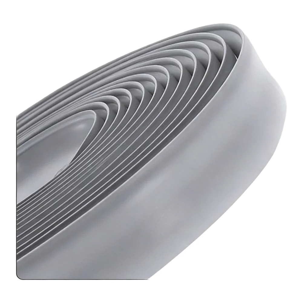 Grey Carpet Edge Strip Seamless Flooring Transition High-Quality TPE Material Indoor Flooring Transition For Carpet To Tile