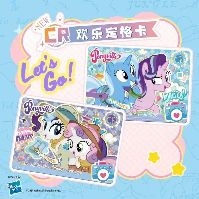 KAYOU Genuine New My Little Pony Card Friendship Eternal Card Fun Movie Pack Princess Card Rare CR carte da collezione giocattoli regali