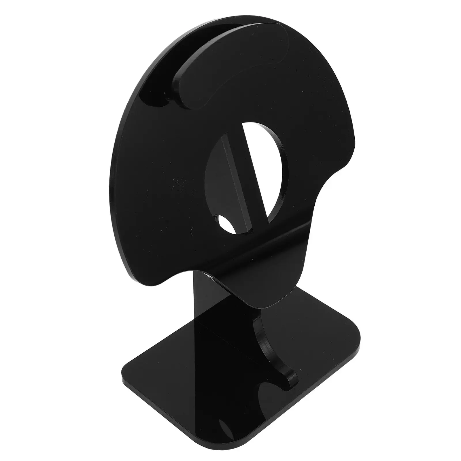 Acrylic Headphone Stand for Desk Over-Ear Headphones Holder Retro Tabletop Headset Stand Stable Gaming Office Desktop Headphone