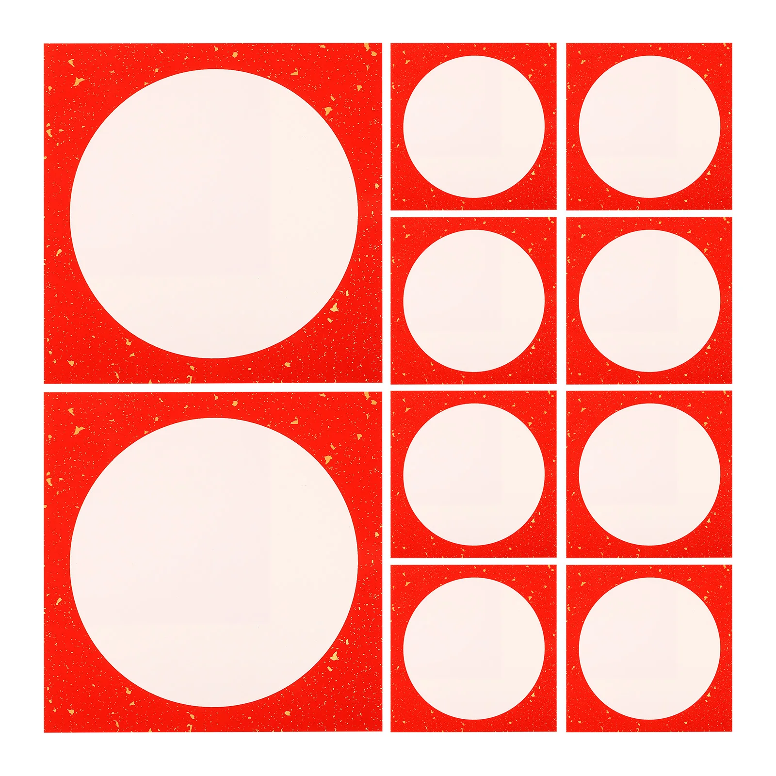 Chinese Calligraphy Blank Paper 10 Sheets Vintage Rice Paper for Art Creation Ink Inhibition and Infiltration Rice Papers