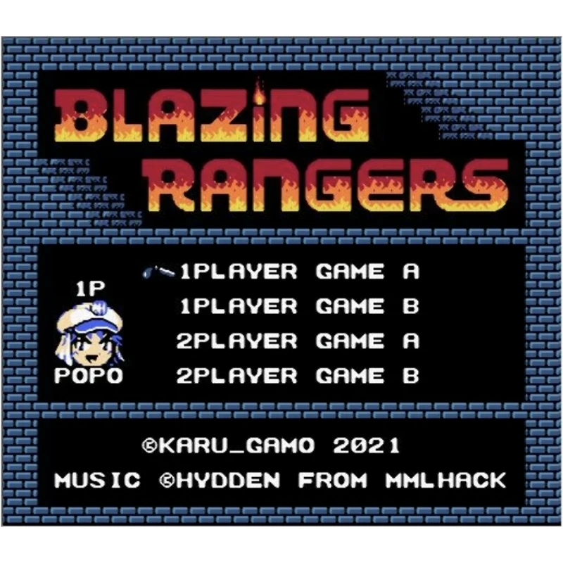 Blazing Rangers ( Honoo no Rangerman ) Game Cartridge for NES Console 72Pins Video Game Card