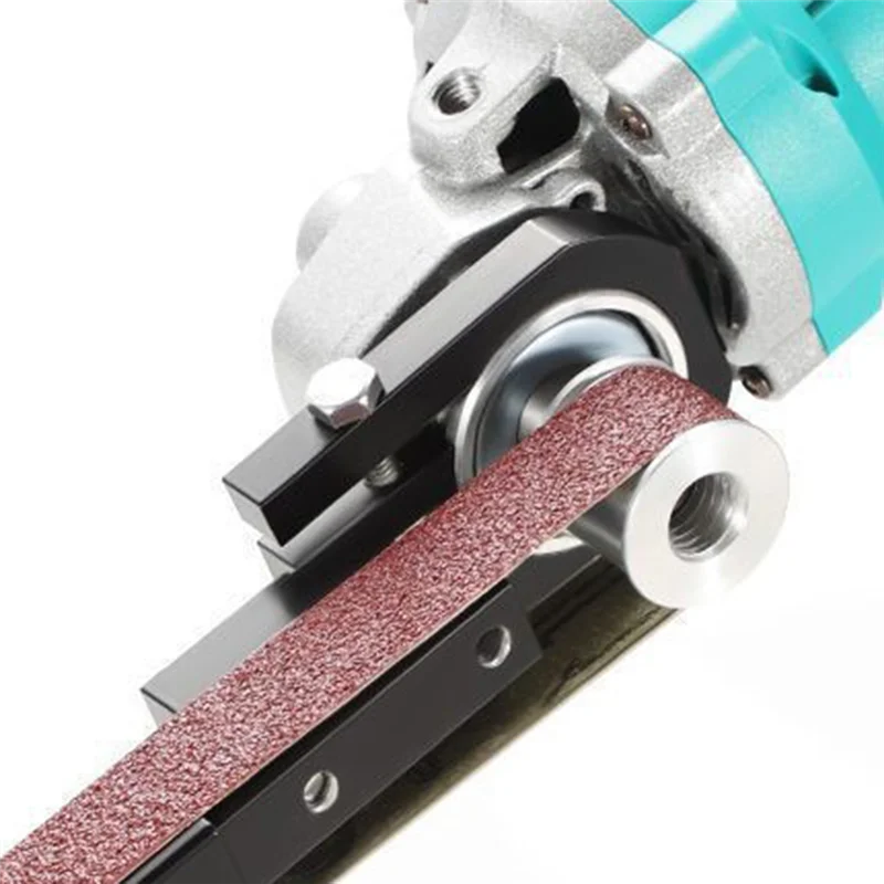 Ialj-mini lixadeira máquina de polimento moedor, moedor de ângulo modificado lixadeira de cinto acessórios adequados para moedor de ângulo de 125mm