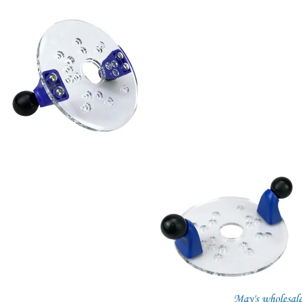 

Router Base for Woodworking Carpentry Acrylic Base Plate Universal Router Plate 448A