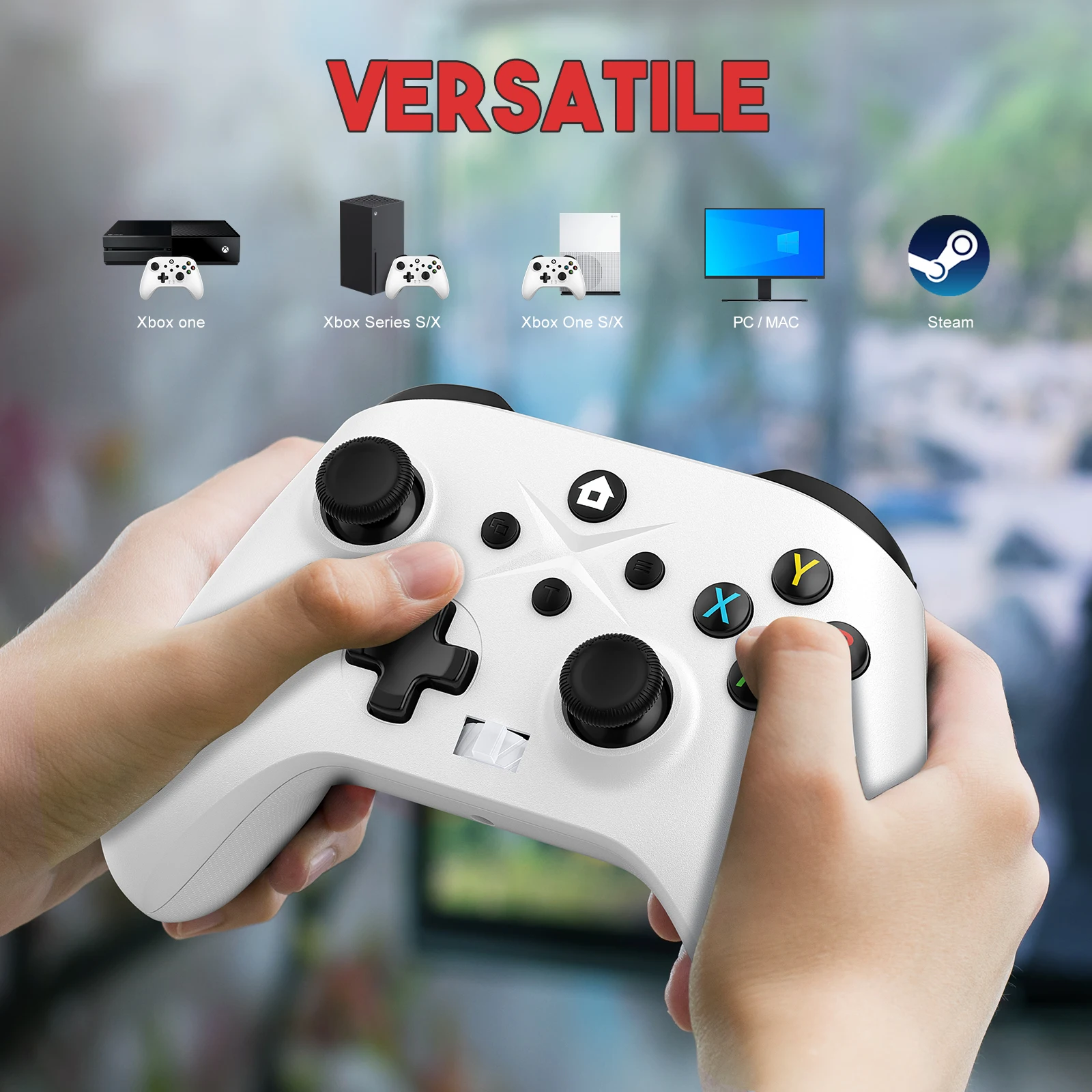 2.4G Wireless Controller For Xbox one/Series/Windows Joystick Support PC With Turbo Keys 6-axis Vibration Controls Accessories
