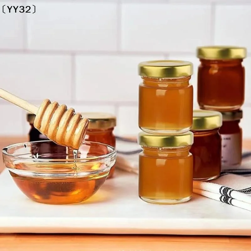 Mini Hexagon  Jars with  Lids Perfect for DIY Wedding Party Gifts Home Spice Storage Jam and Honey Bottles 3/5pcs