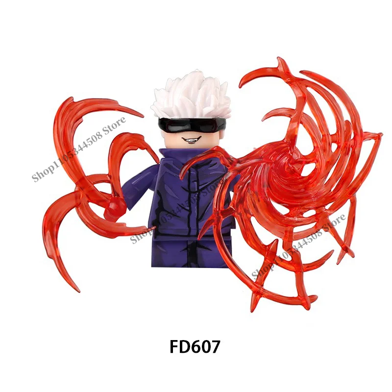 Jujutsu Kaisen Anime Brick toys Fushiguro Toji Tsukumo Yuki Hanao Choso MINI Cartoon Puzzle Building Blocks Collection Gift