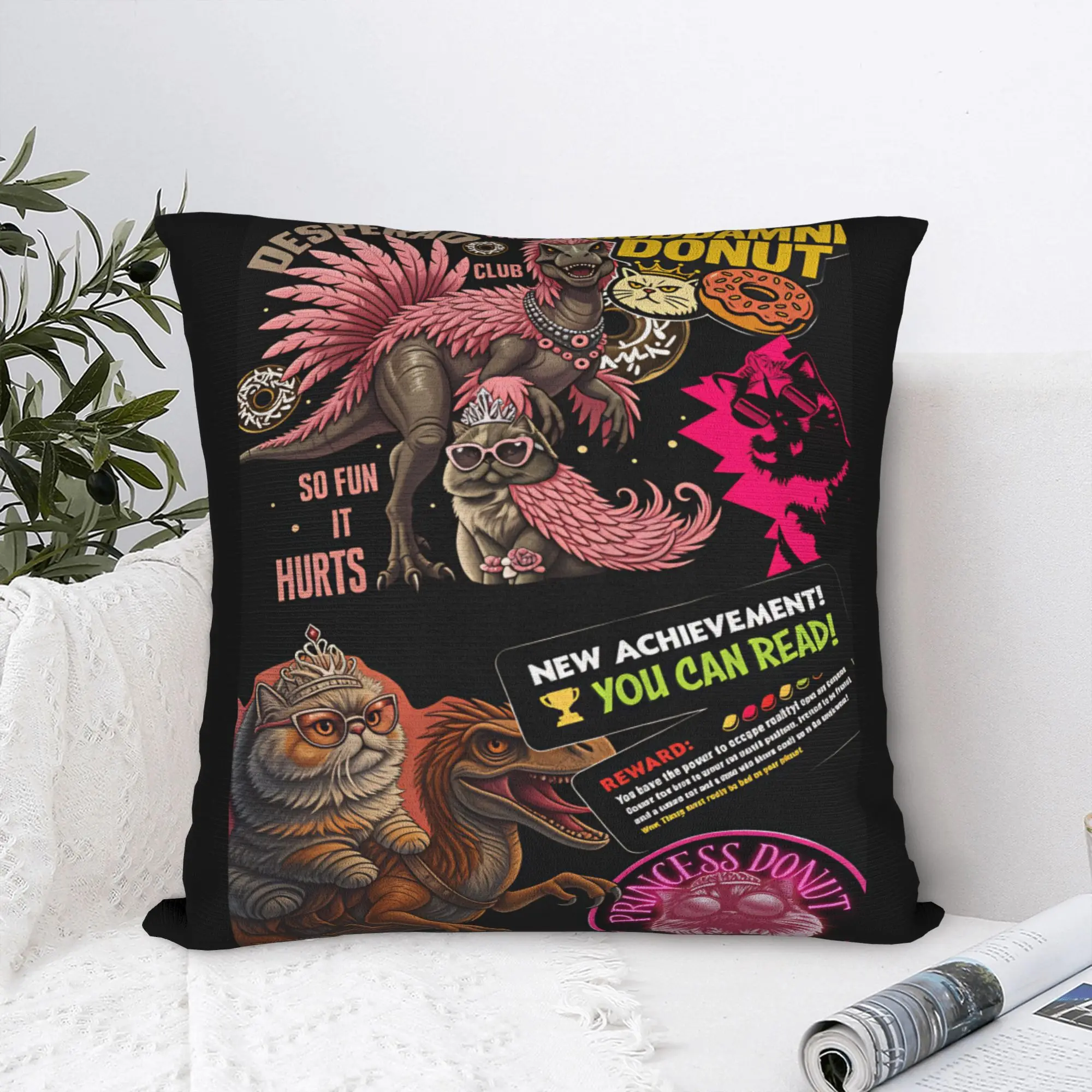 Dungeon Crawler Carl   Pillow Cover  Vintage Pillow Case For Sofa Home Decoration Comfy Cushion Cover Birthday Present