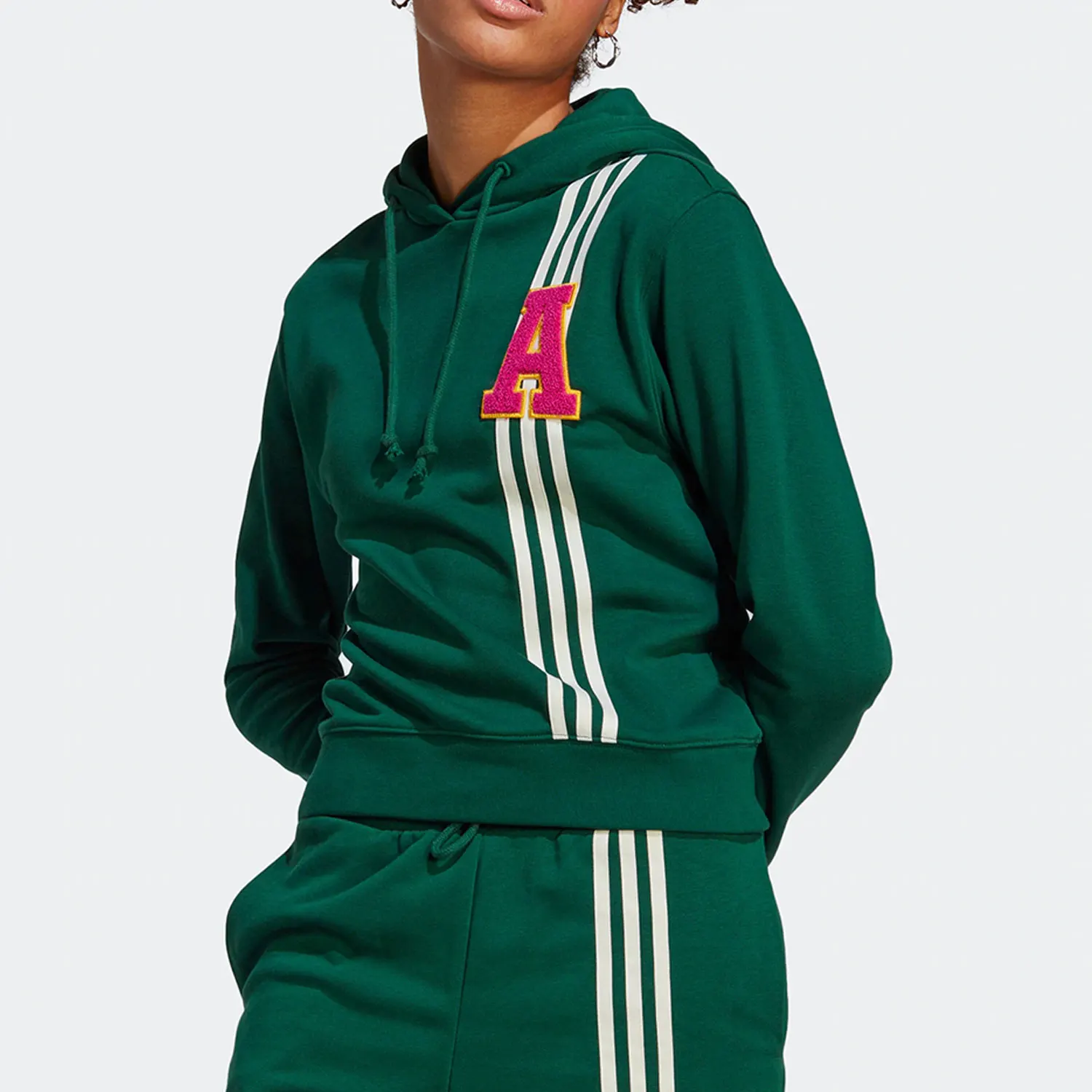 Adidas genuine New Women's Sport Long Sleeve Hooded Sweatshirt IC5230