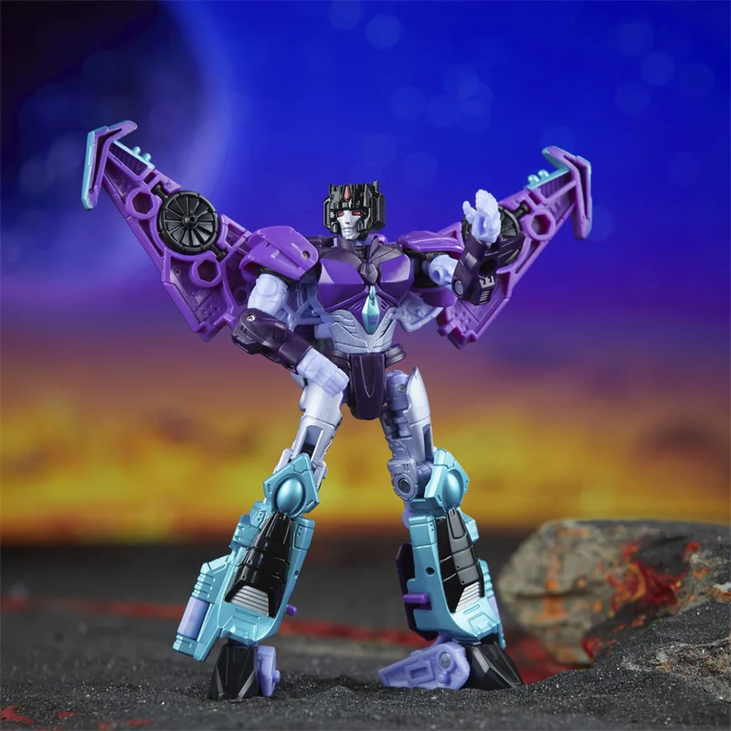 Hasbro Transformers Legacy: United Deluxe Class Cyberverse Universe Slipstream Action Figure Collectible Model Boy Birthday Gift