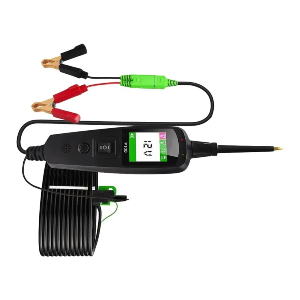 P100 Multi Range Voltage Resistance Tester for Cars Motorcycles Trucks Operating for temp 0-60 C Storage for temp -40-70 C